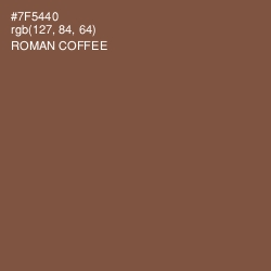 #7F5440 - Roman Coffee Color Image